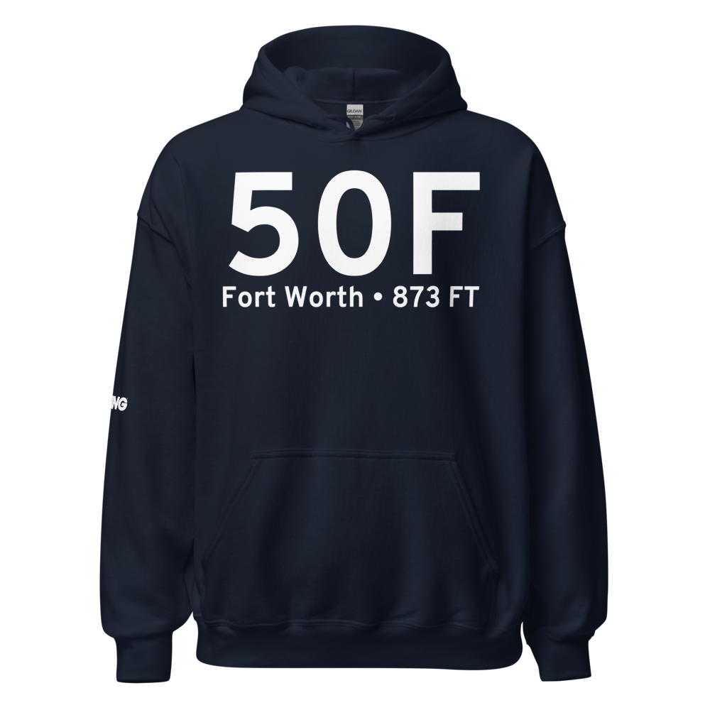Fort Worth (K50F) Airport Hoodie Sweatshirt 