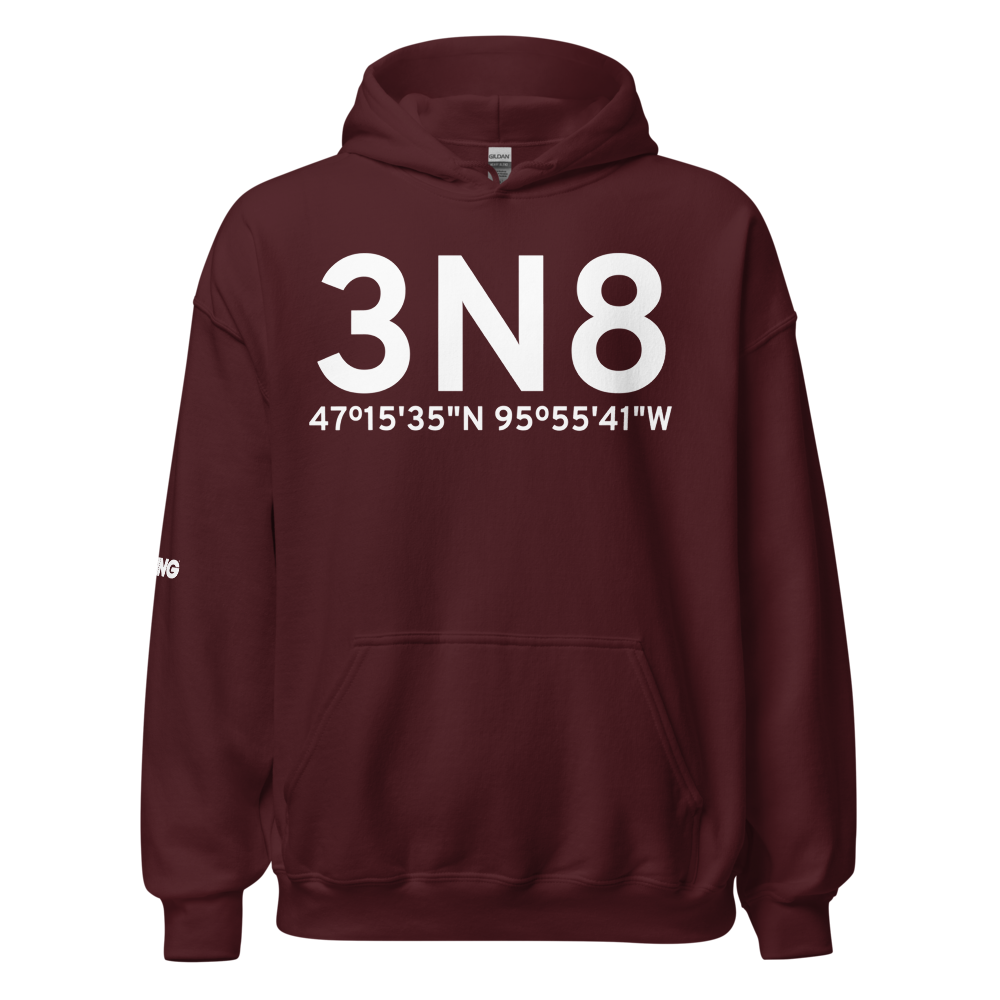 Mahnomen (3N8) Airport Hoodie Sweatshirt 