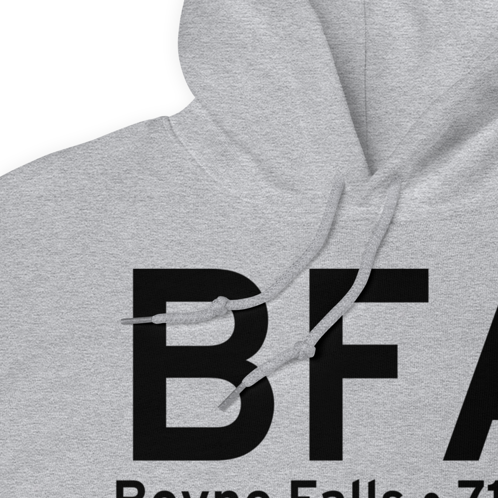 Boyne Falls (KBFA) Airport Hoodie Sweatshirt 