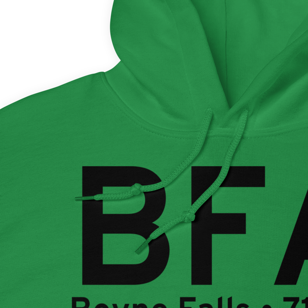 Boyne Falls (KBFA) Airport Hoodie Sweatshirt 