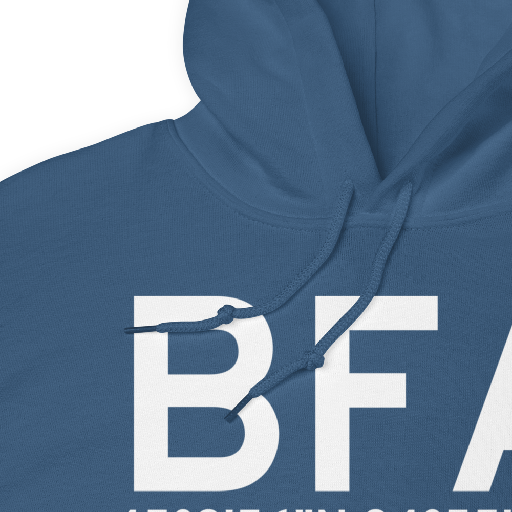 Boyne Falls (KBFA) Airport Hoodie Sweatshirt 