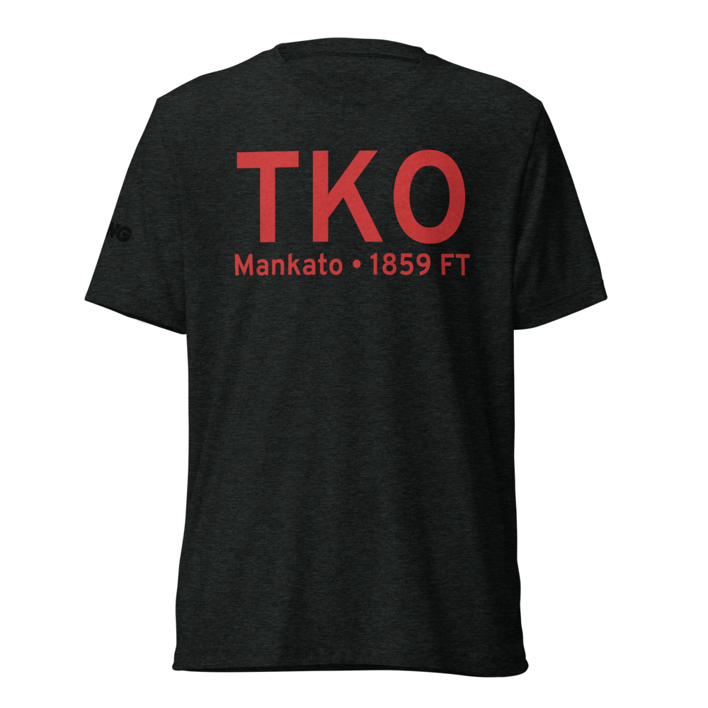 Mankato (KTKO) Airport Tri-blend T-Shirt 