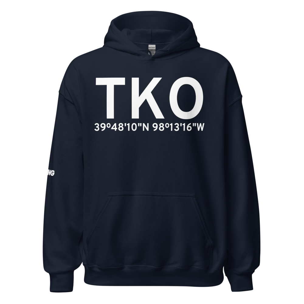 Mankato (KTKO) Airport Hoodie Sweatshirt 
