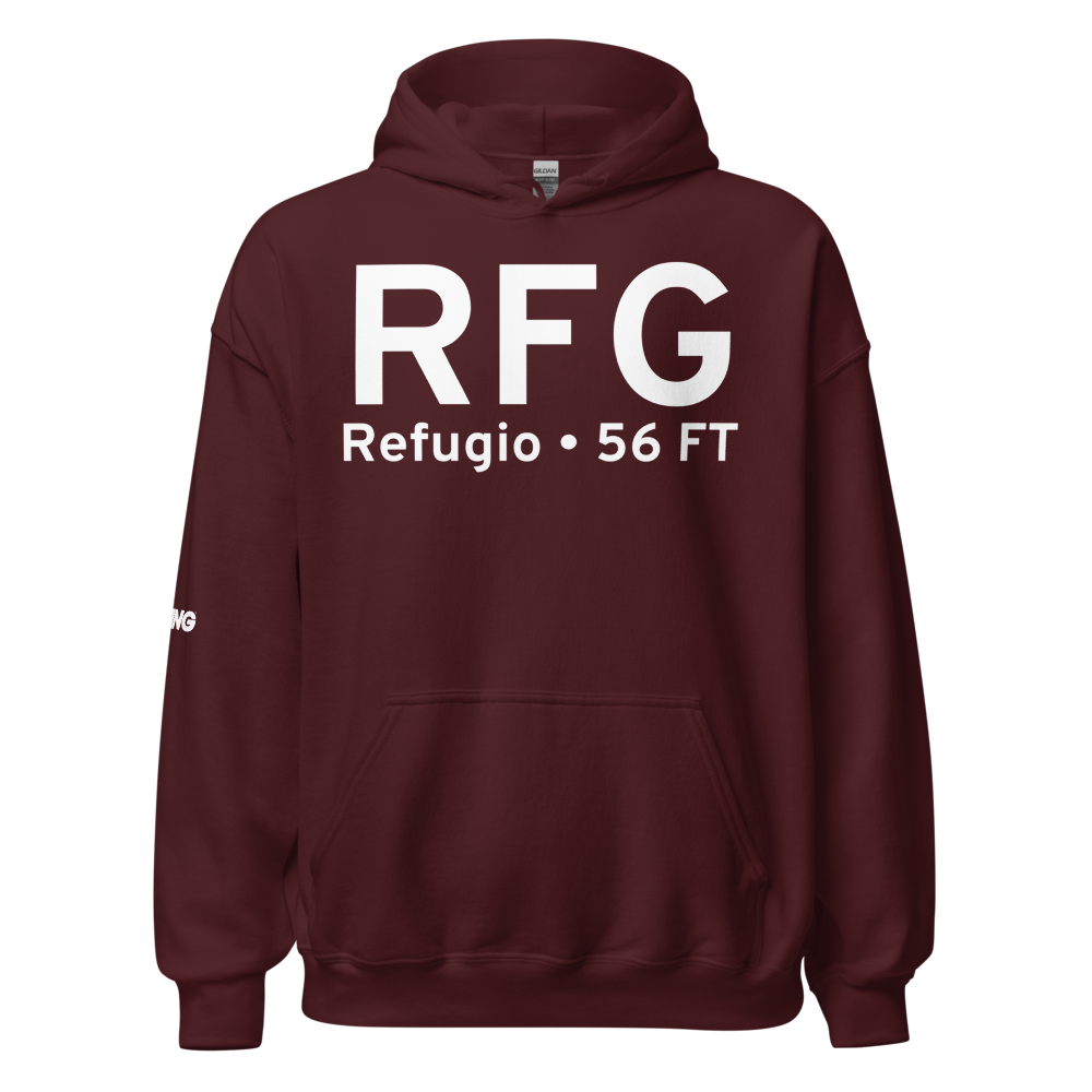 Refugio (KRFG) Airport Hoodie Sweatshirt 