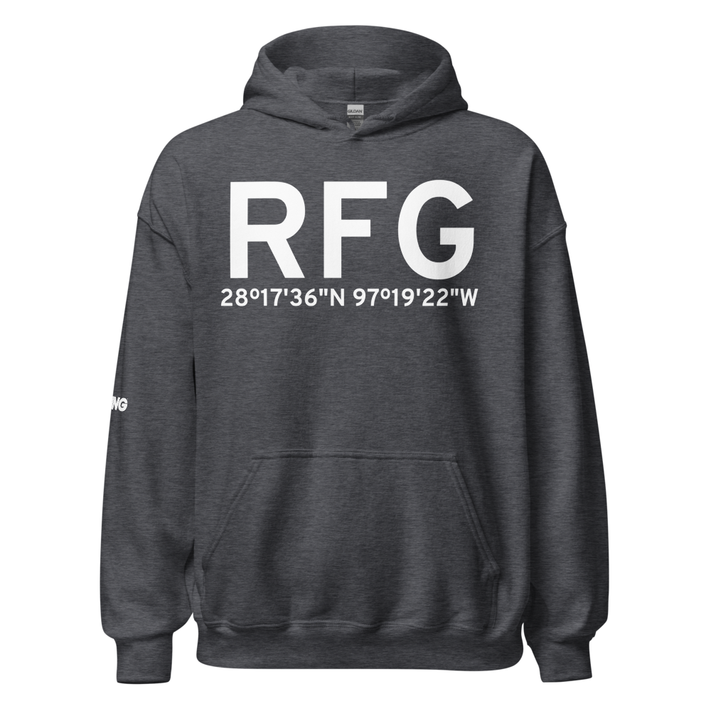 Refugio (KRFG) Airport Hoodie Sweatshirt 