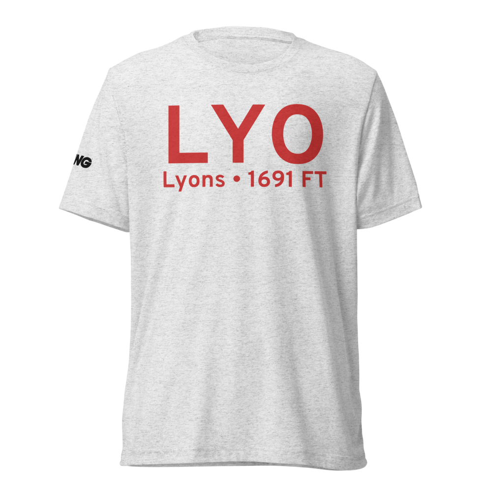 Lyons (KLYO) Airport Tri-blend T-Shirt 