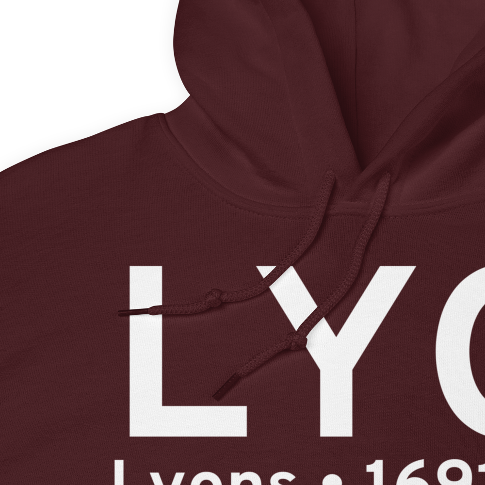 Lyons (KLYO) Airport Hoodie Sweatshirt 