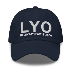 Lyons (KLYO) Airport Hat