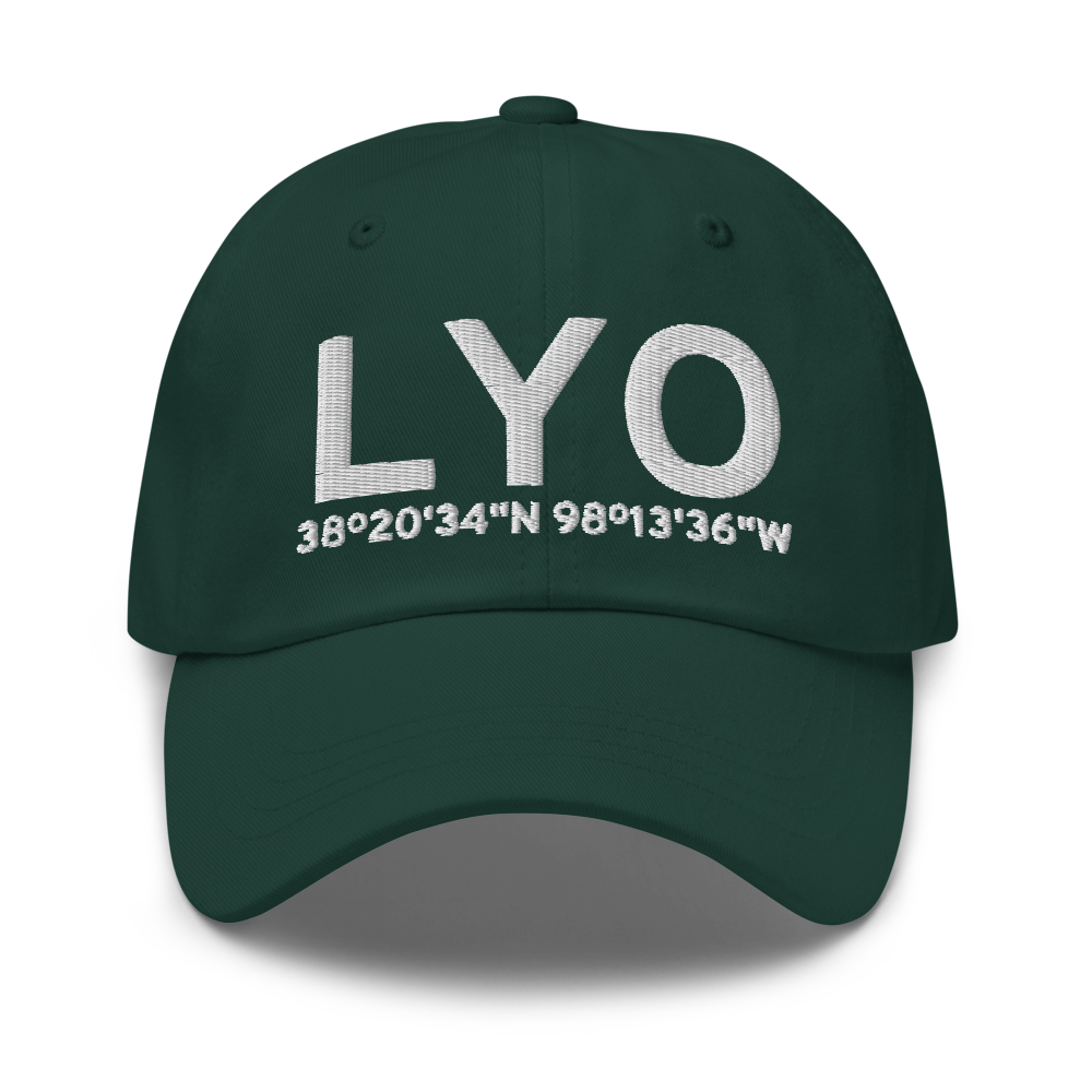 Lyons (KLYO) Airport Hat 