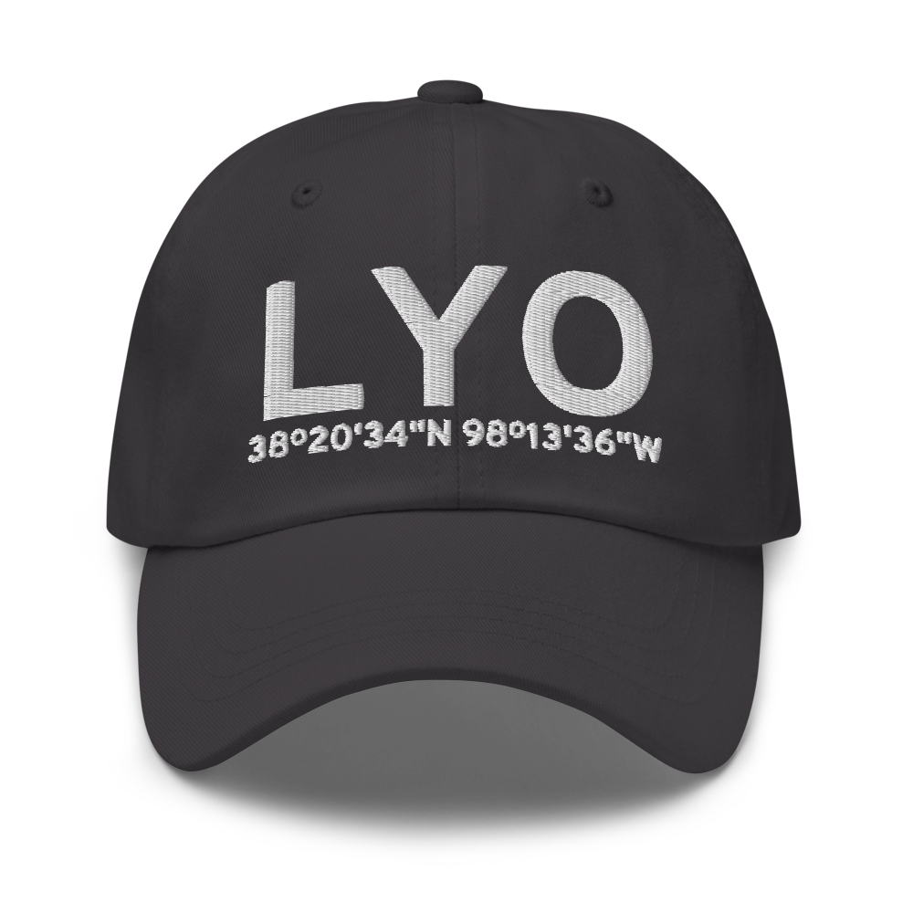 Lyons (KLYO) Airport Hat 