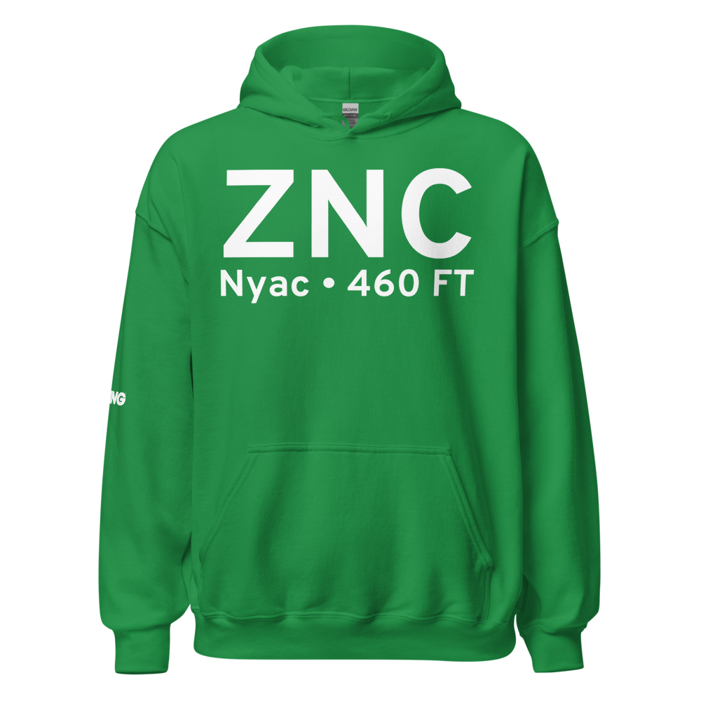 Nyac (ZNC) Airport Hoodie Sweatshirt 