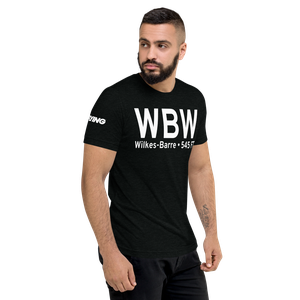 Wilkes-Barre (KWBW) Airport Tri-blend T-Shirt