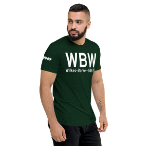 Wilkes-Barre (KWBW) Airport Tri-blend T-Shirt