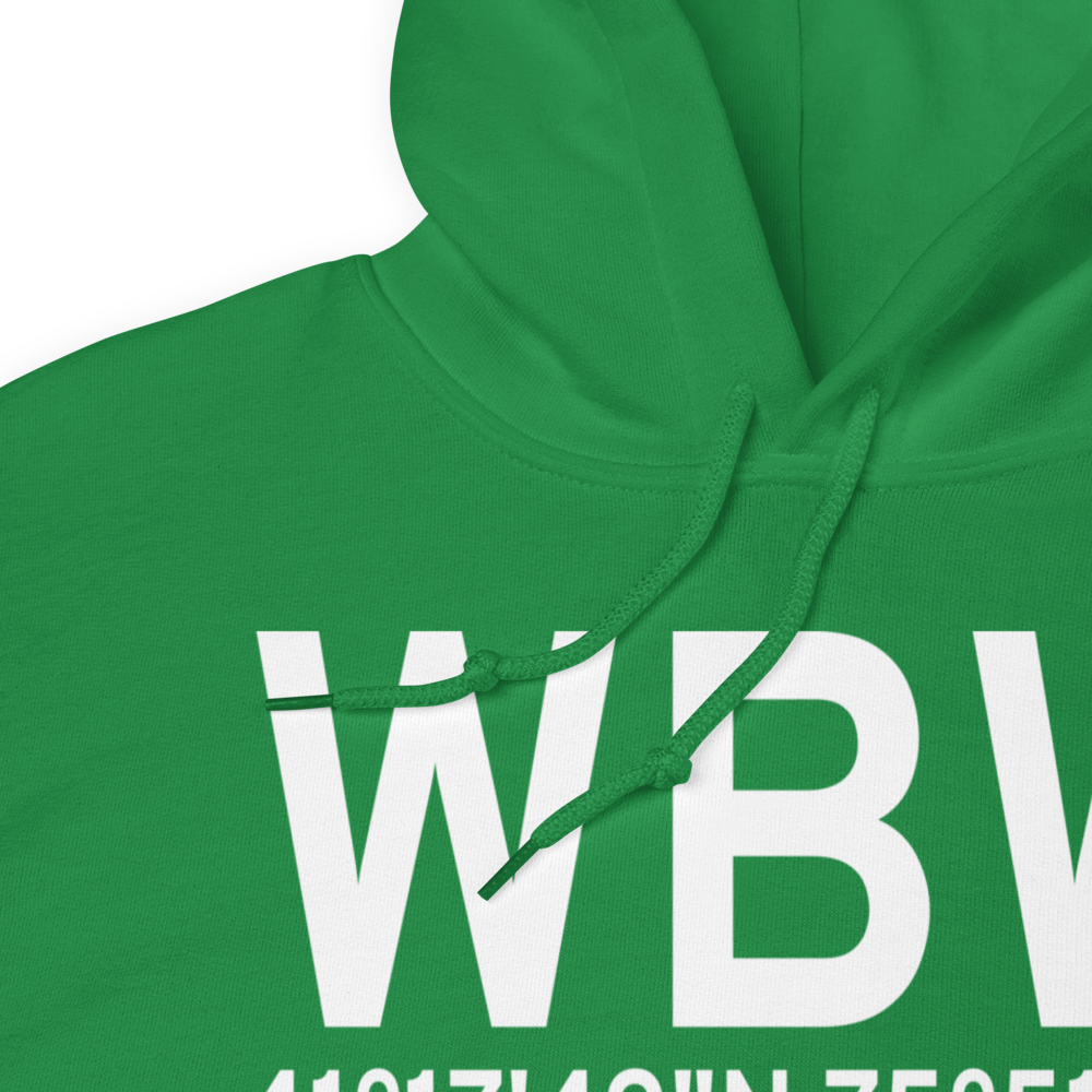 Wilkes-Barre (KWBW) Airport Hoodie Sweatshirt 