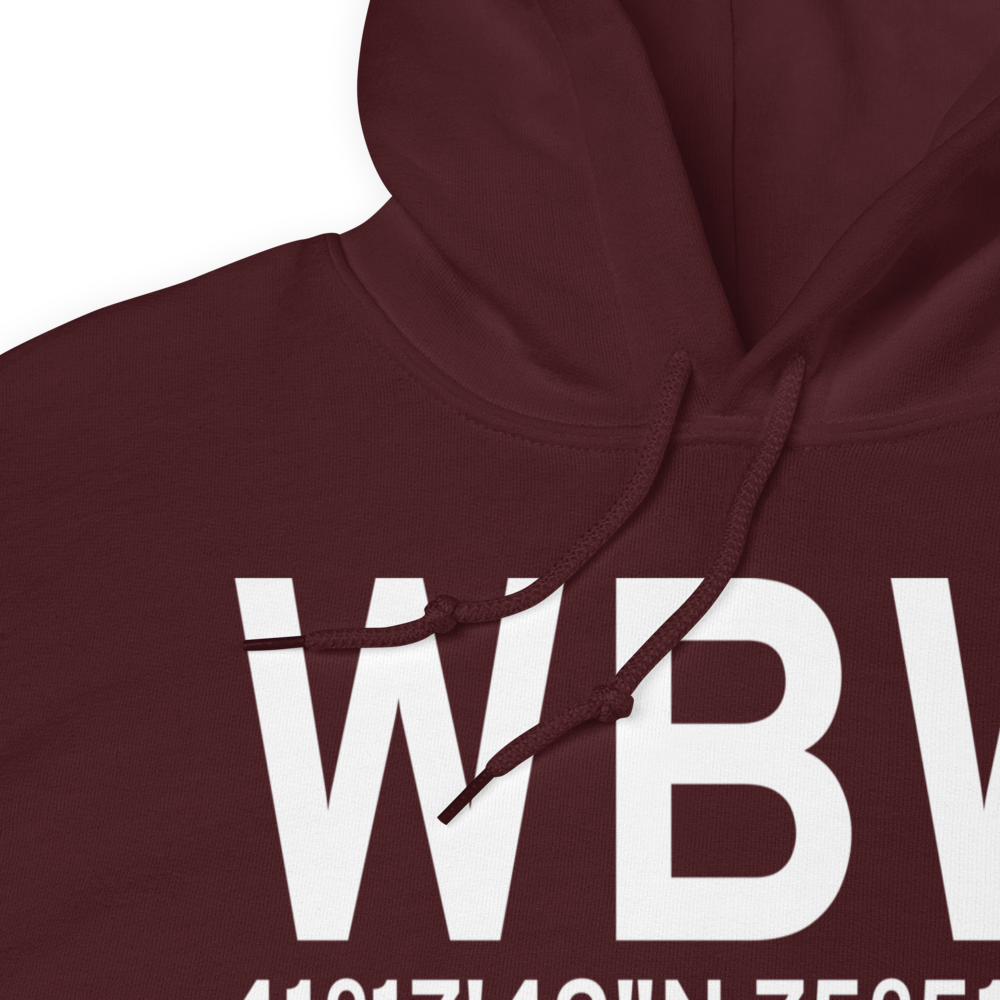 Wilkes-Barre (KWBW) Airport Hoodie Sweatshirt 
