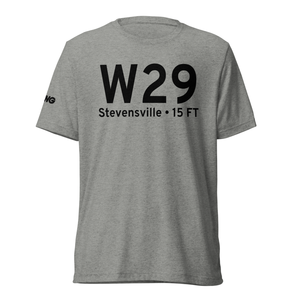 Stevensville (W29) Airport Tri-blend T-Shirt 