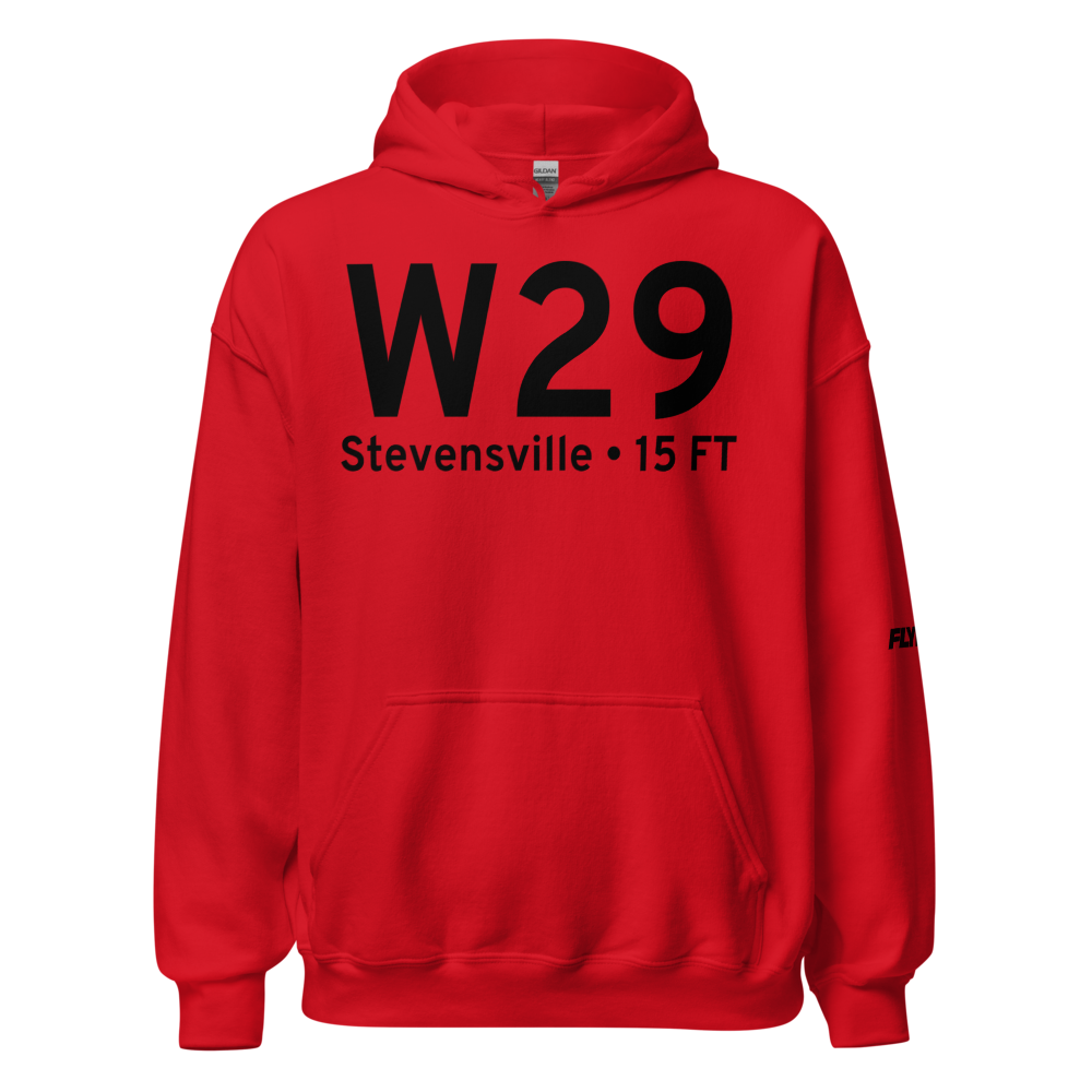 Stevensville (W29) Airport Hoodie Sweatshirt 