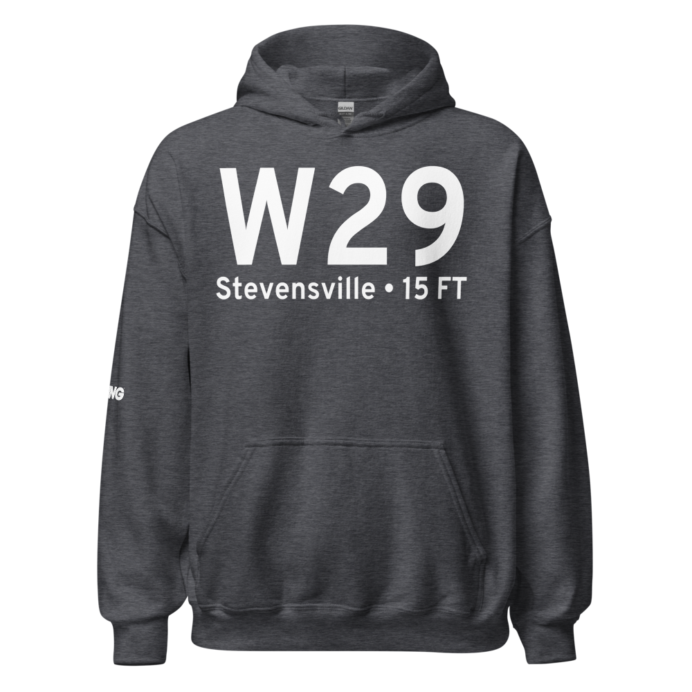 Stevensville (W29) Airport Hoodie Sweatshirt 