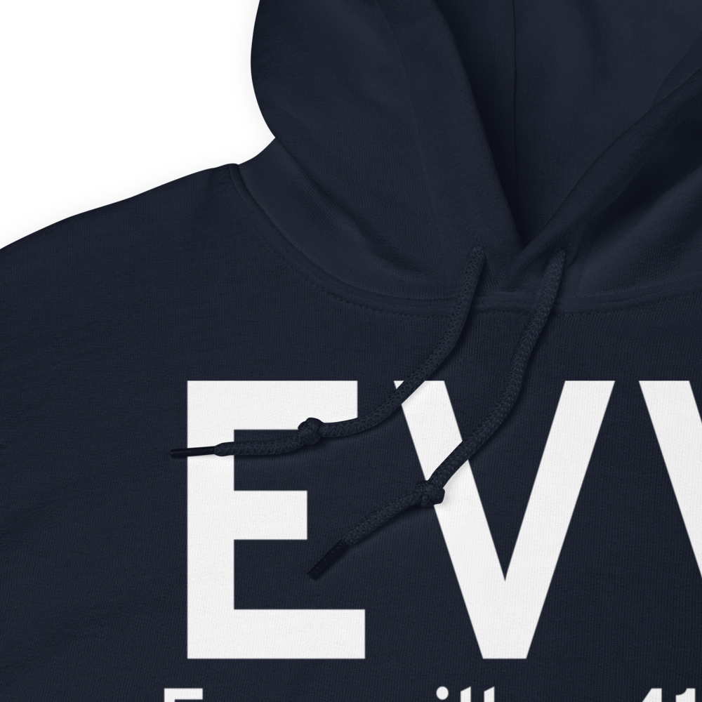 Evansville (KEVV) Airport Hoodie Sweatshirt 