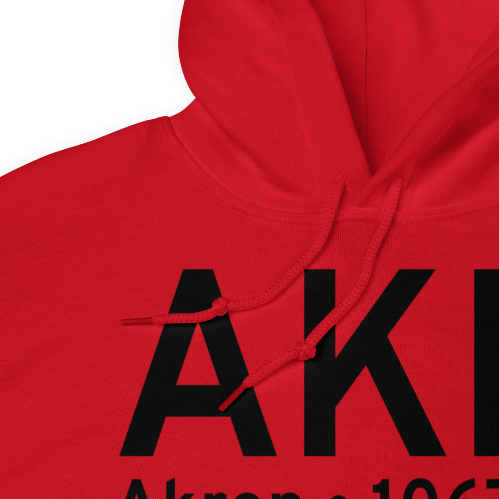 Akron (KAKR) Airport Hoodie Sweatshirt 