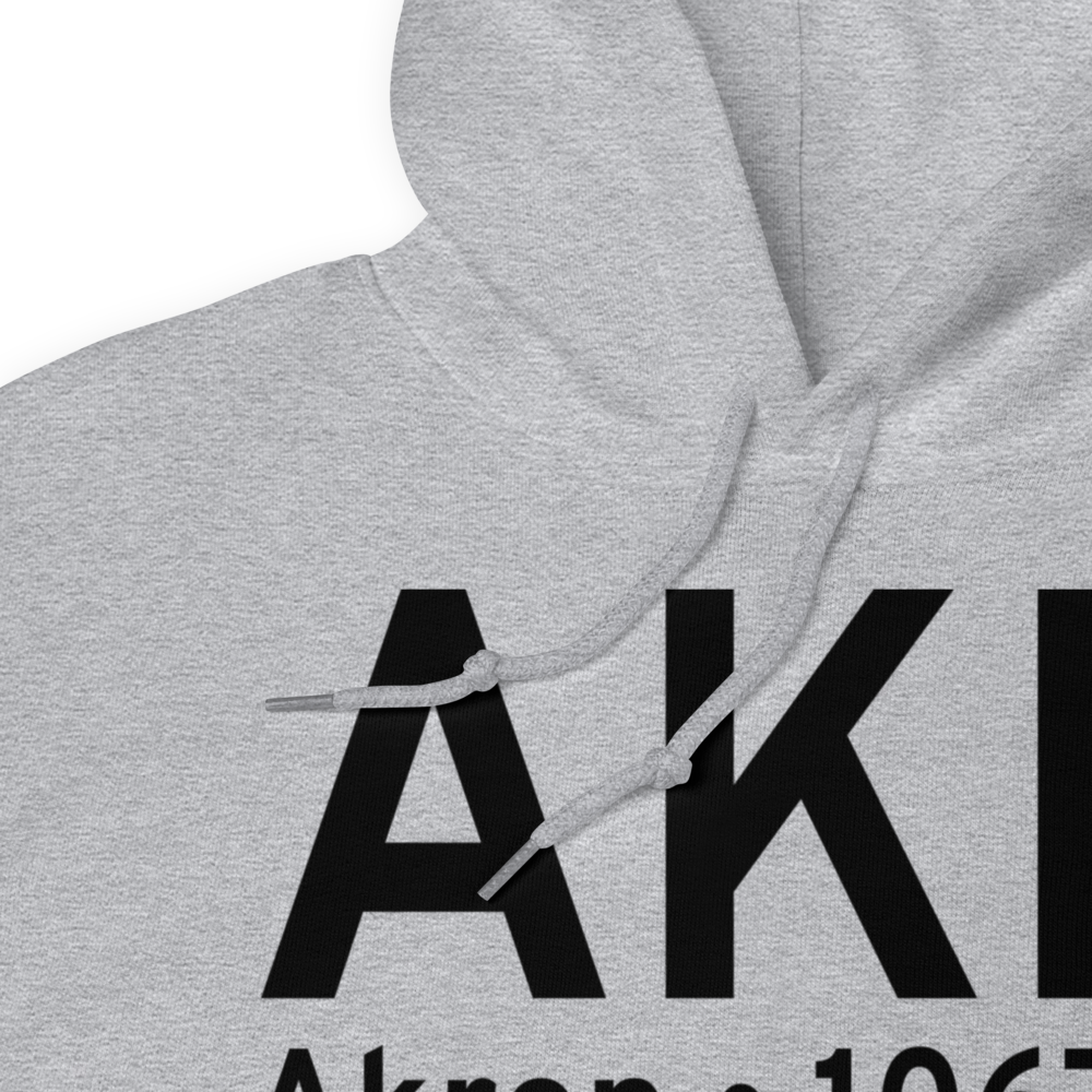 Akron (KAKR) Airport Hoodie Sweatshirt 