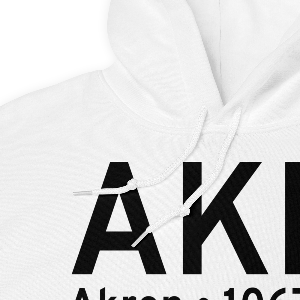 Akron (KAKR) Airport Hoodie Sweatshirt 