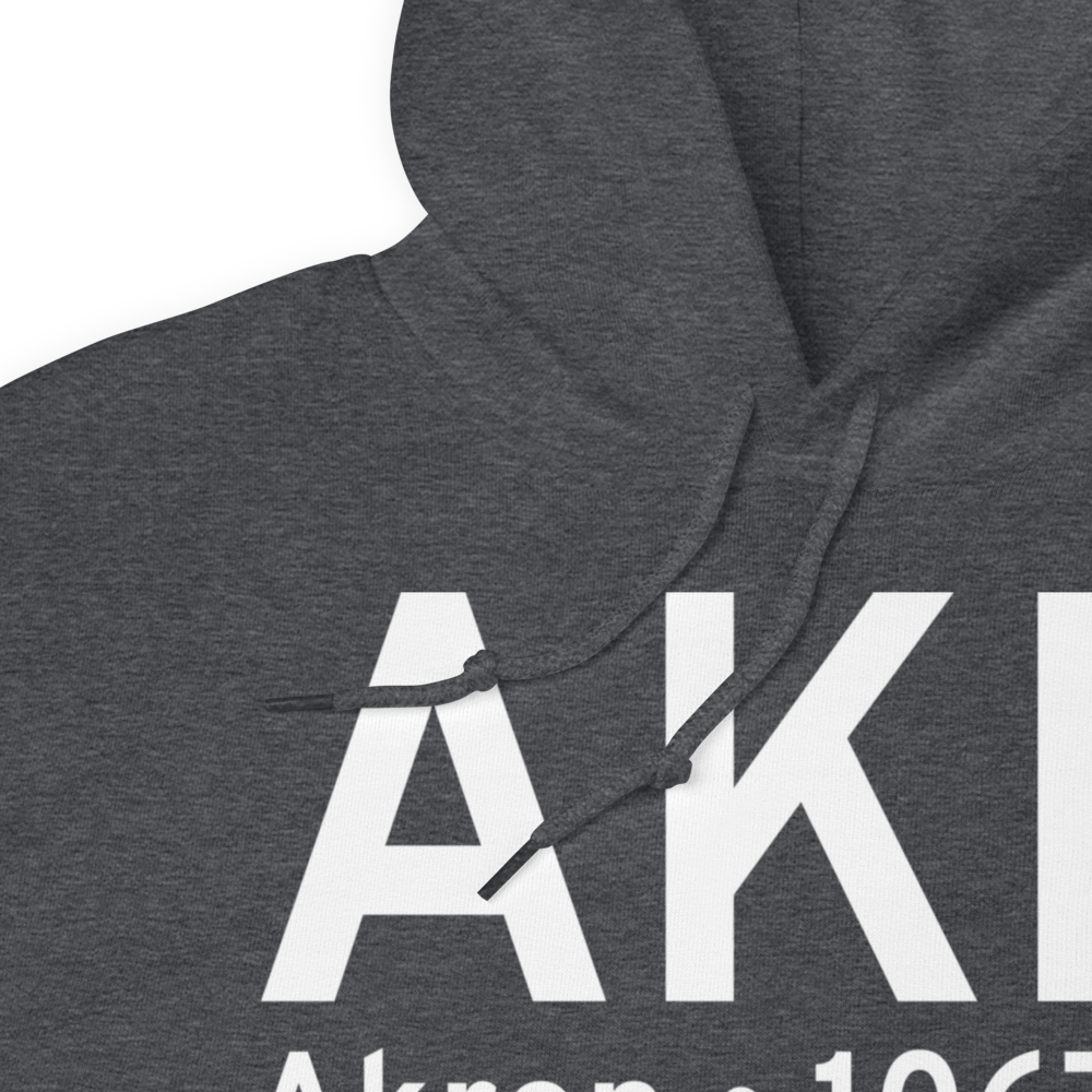 Akron (KAKR) Airport Hoodie Sweatshirt 