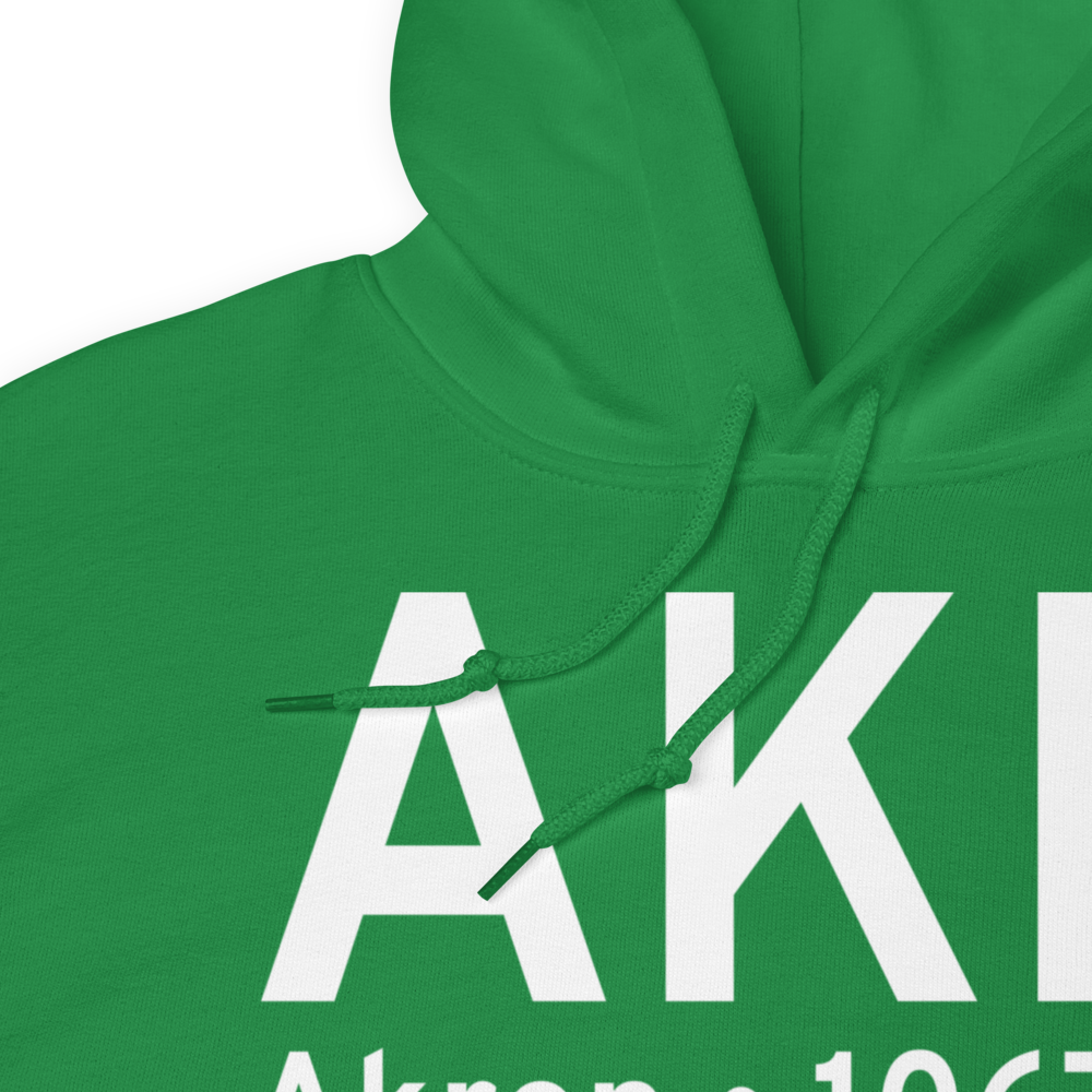 Akron (KAKR) Airport Hoodie Sweatshirt 