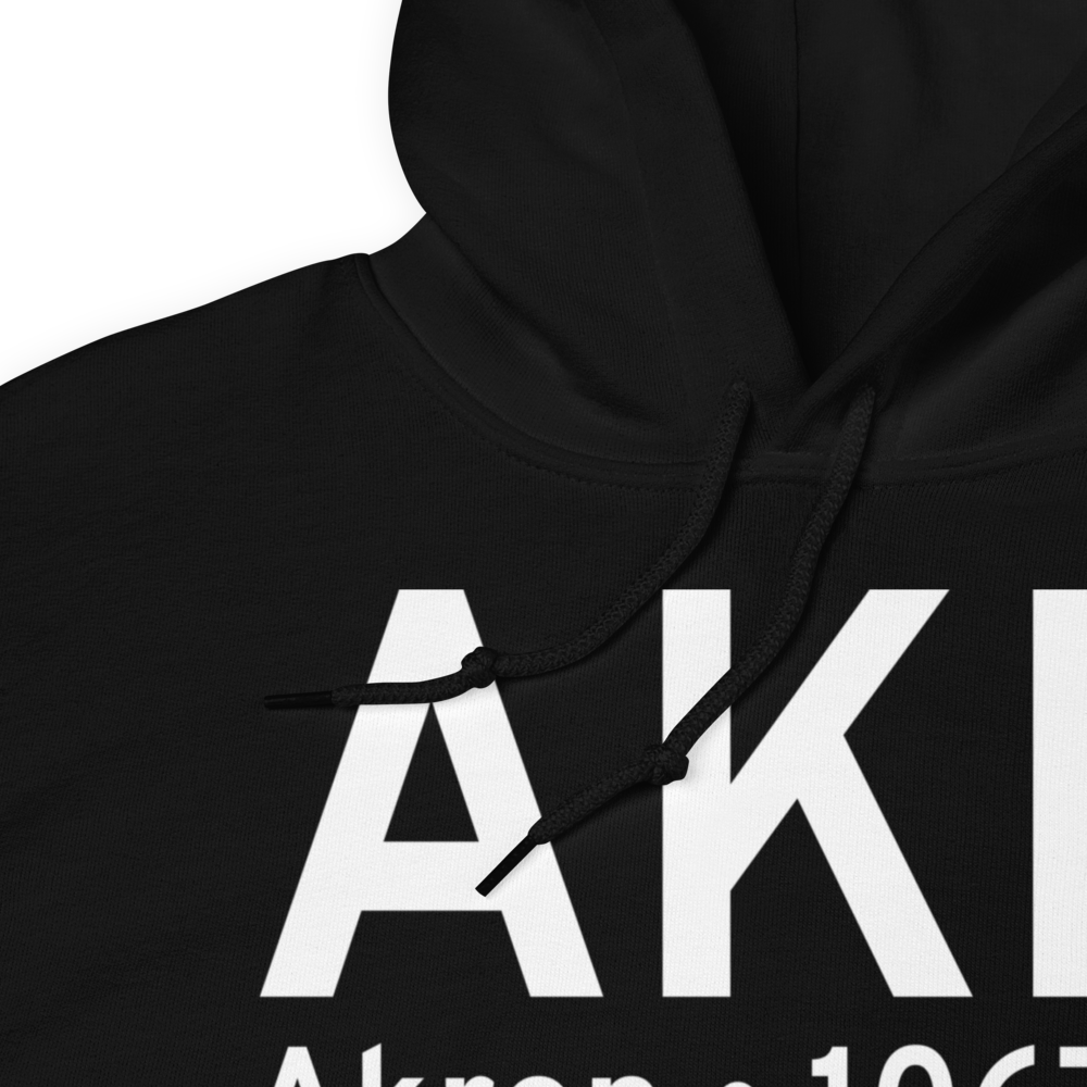 Akron (KAKR) Airport Hoodie Sweatshirt 