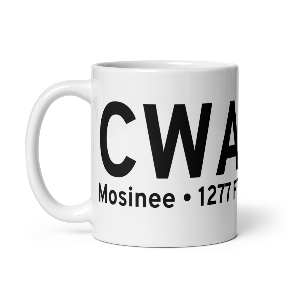 Mosinee (KCWA) Airport Mug 