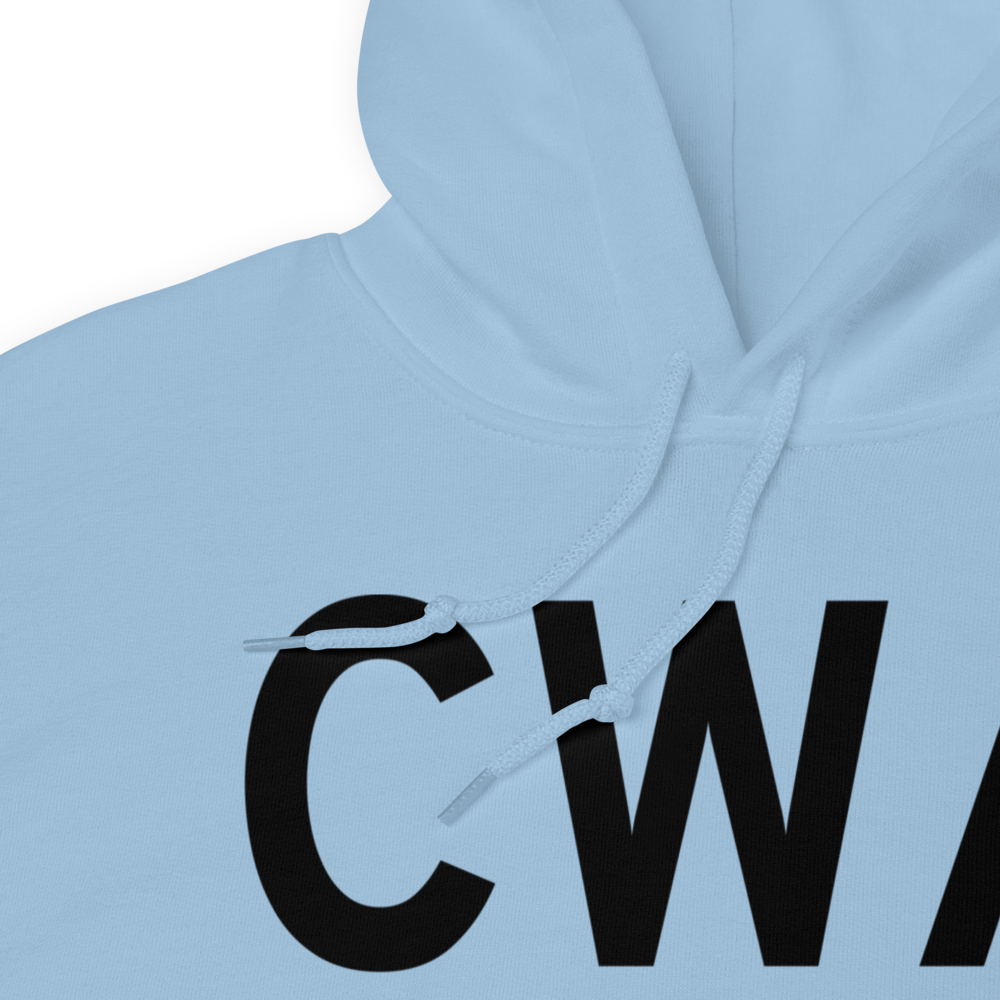 Mosinee (KCWA) Airport Hoodie Sweatshirt 