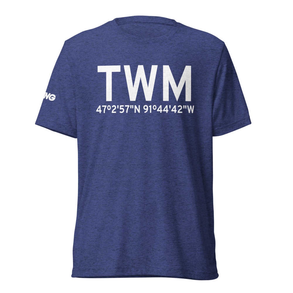 Two Harbors (KTWM) Airport Tri-blend T-Shirt 