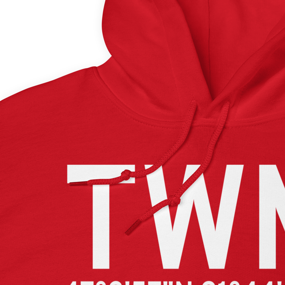 Two Harbors (KTWM) Airport Hoodie Sweatshirt 