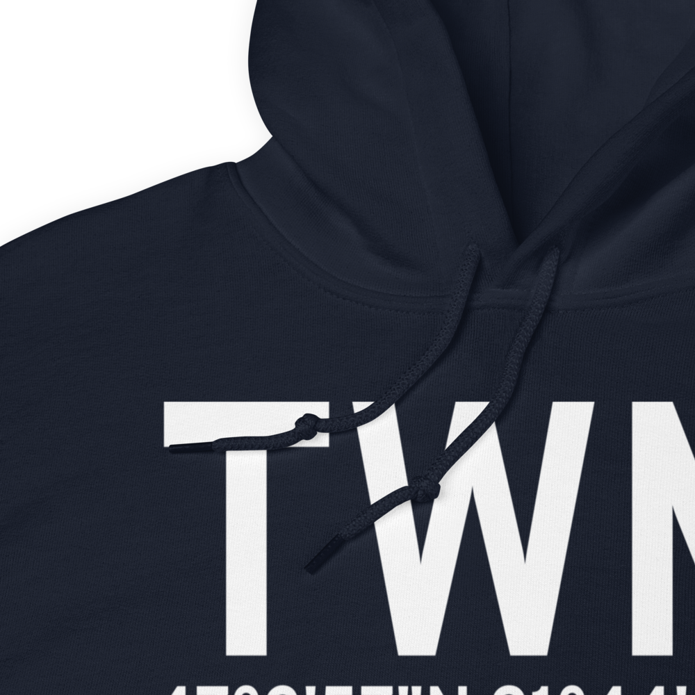 Two Harbors (KTWM) Airport Hoodie Sweatshirt 