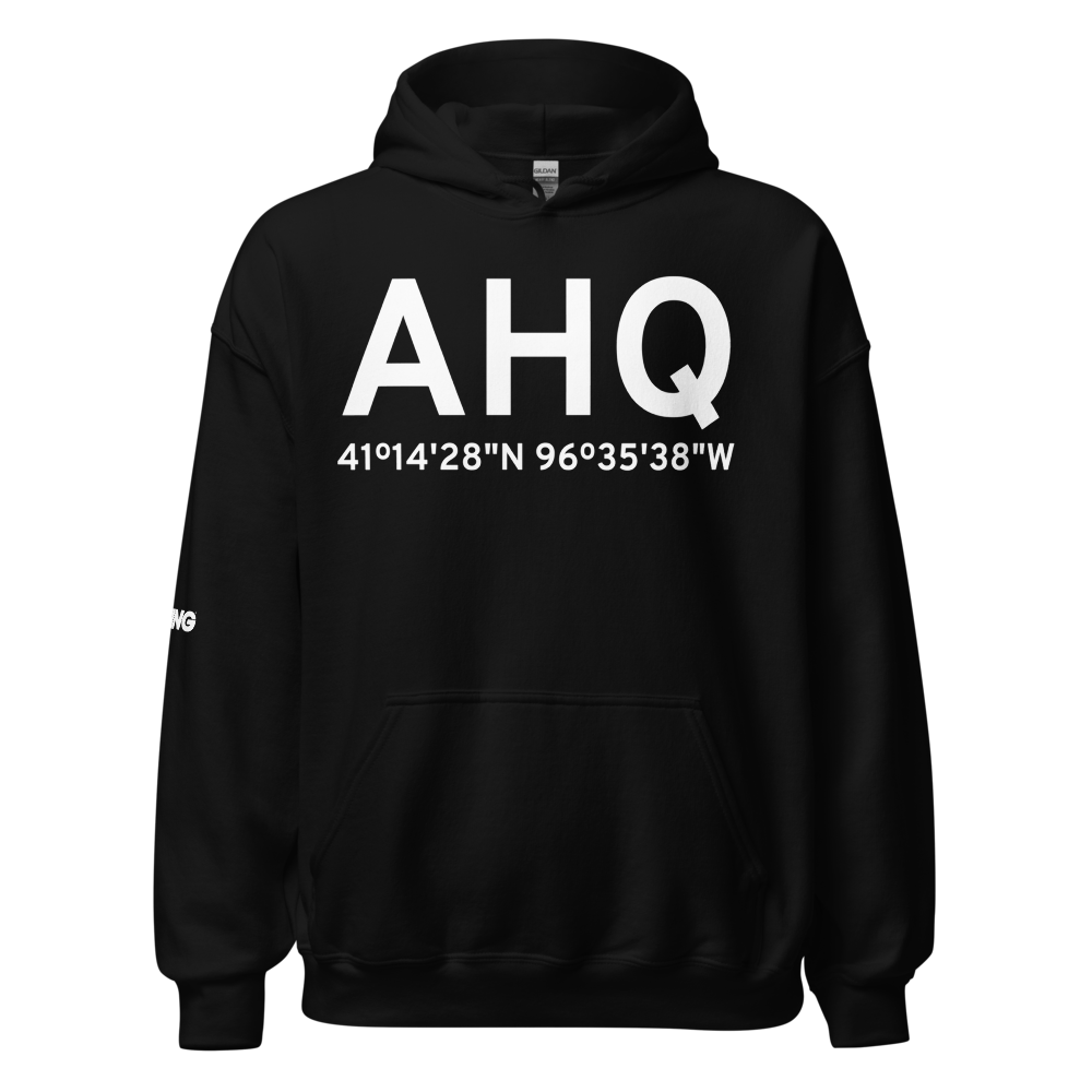 Wahoo (KAHQ) Airport Hoodie Sweatshirt 