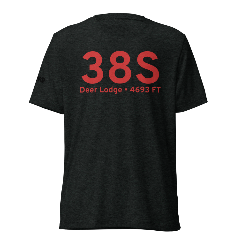 Deer Lodge (K38S) Airport Tri-blend T-Shirt 