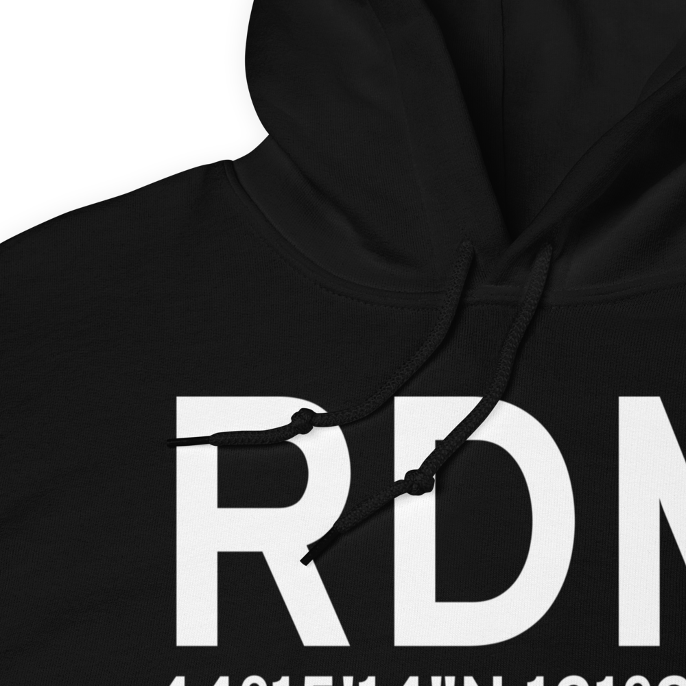 Redmond (KRDM) Airport Hoodie Sweatshirt 