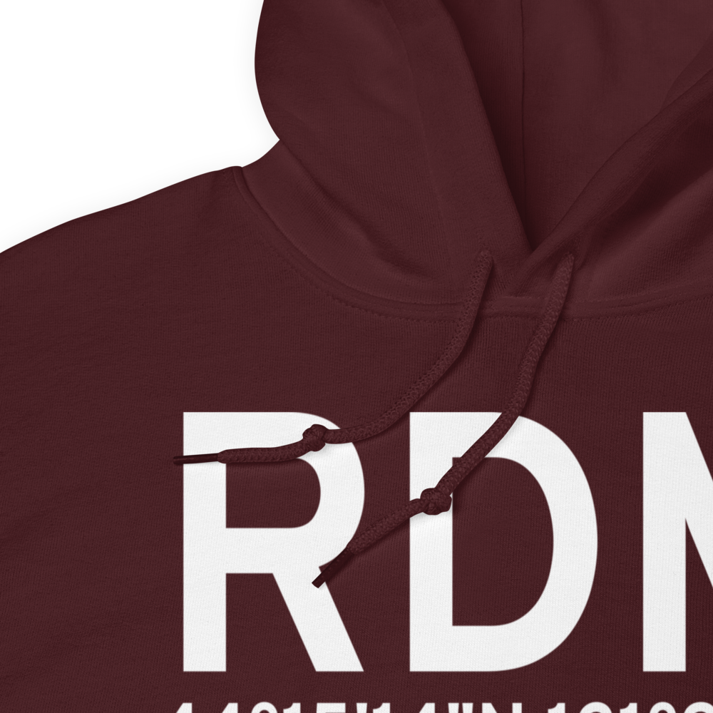 Redmond (KRDM) Airport Hoodie Sweatshirt 