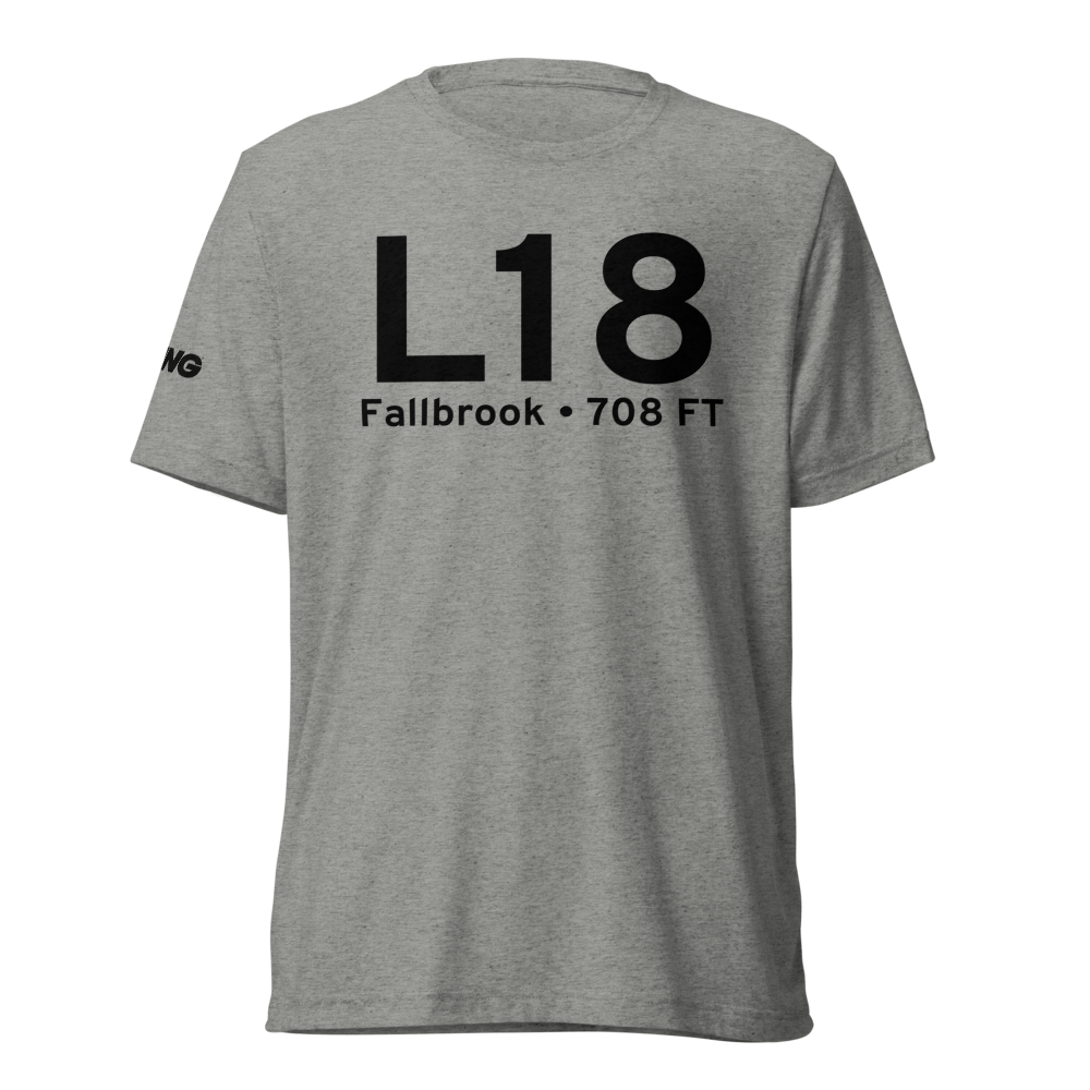 Fallbrook (L18) Airport Tri-blend T-Shirt 