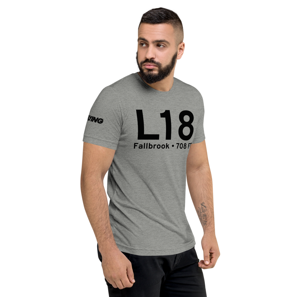 Fallbrook (L18) Airport Tri-blend T-Shirt 