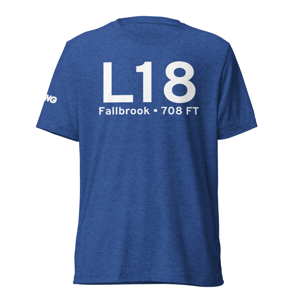 Fallbrook (L18) Airport Tri-blend T-Shirt 