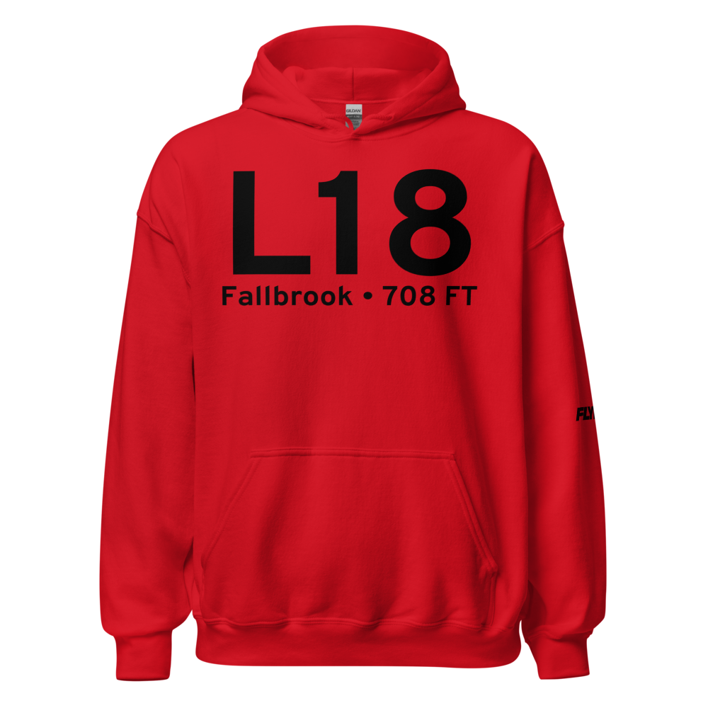Fallbrook (L18) Airport Hoodie Sweatshirt 