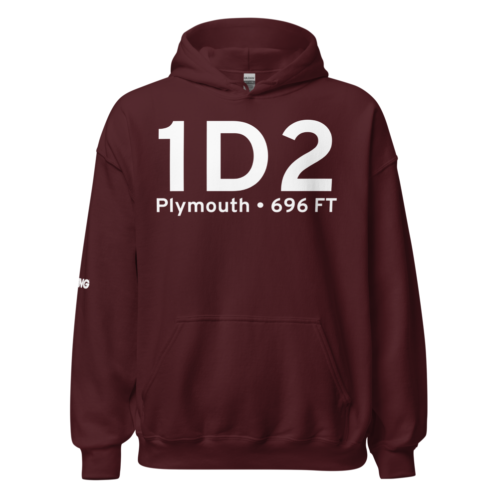 Plymouth (1D2) Airport Hoodie Sweatshirt 