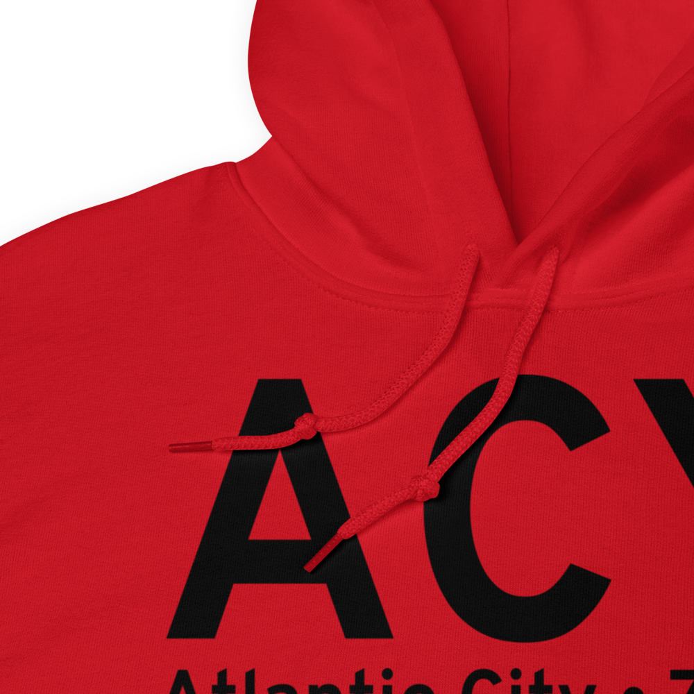 Atlantic City (KACY) Airport Hoodie Sweatshirt 