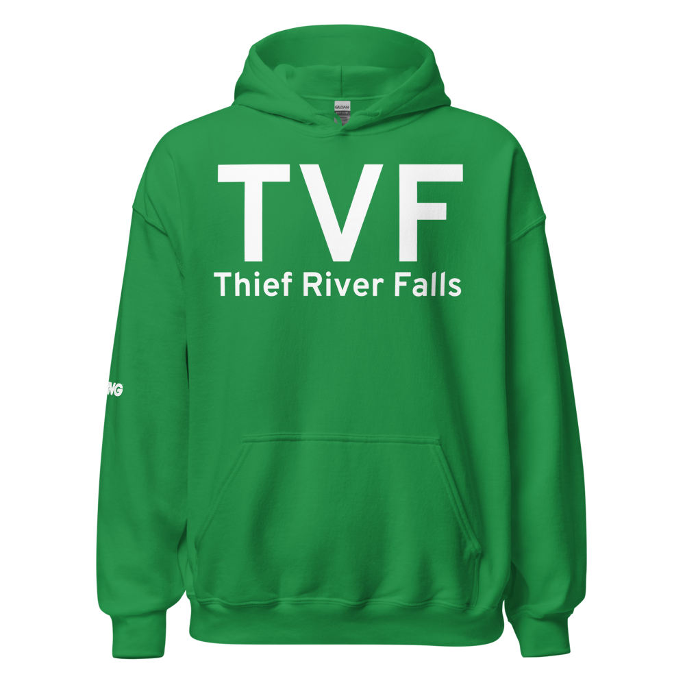Thief River Falls (KTVF) Airport Hoodie Sweatshirt 