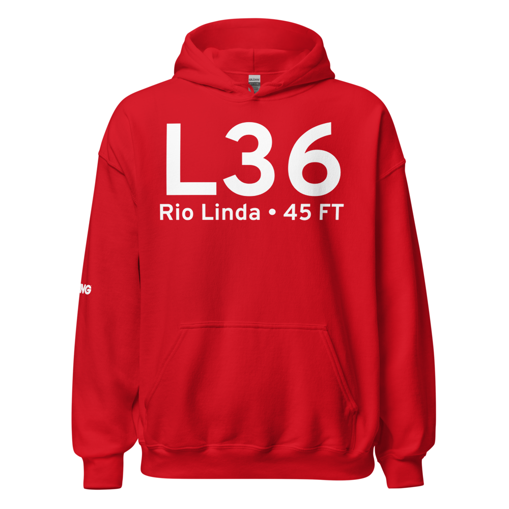 Rio Linda (L36) Airport Hoodie Sweatshirt 