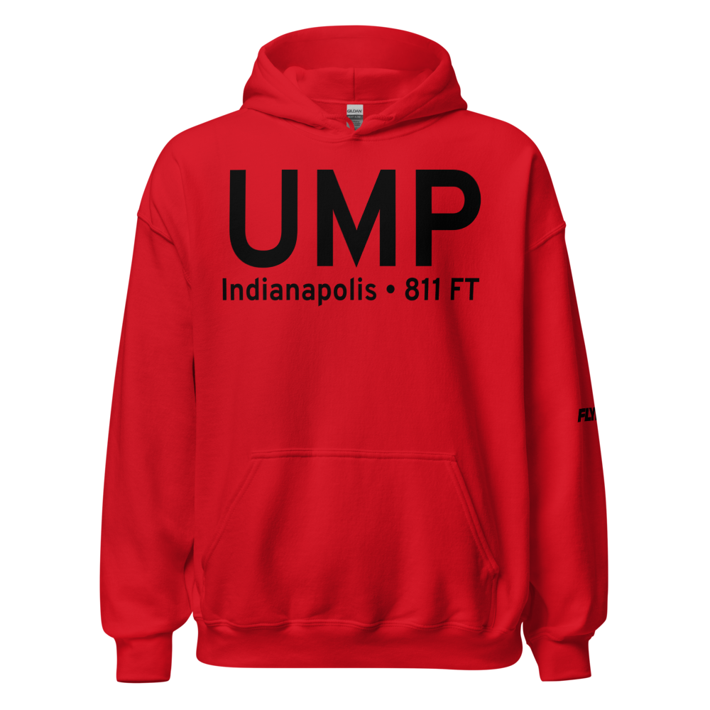 Indianapolis (KUMP) Airport Hoodie Sweatshirt 