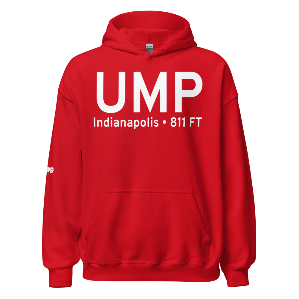 Indianapolis (KUMP) Airport Hoodie Sweatshirt 