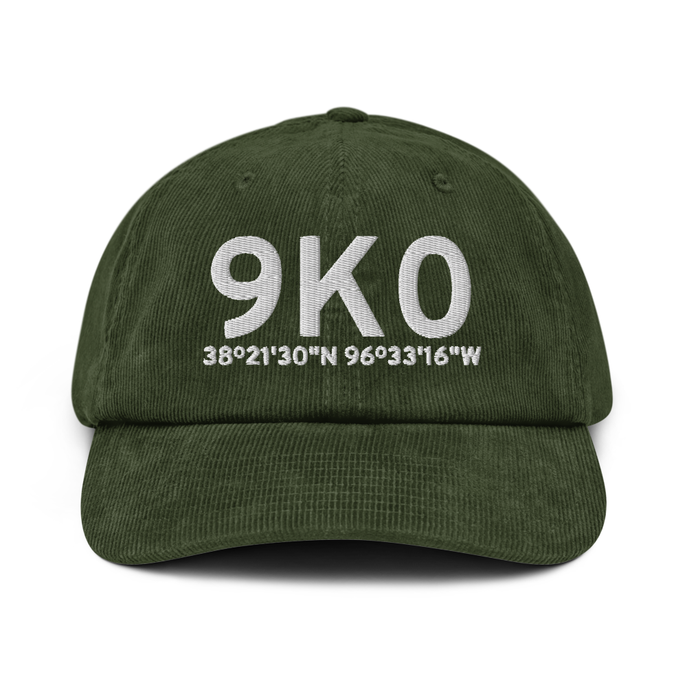 Cottonwood Falls (9K0) Airport Hat 