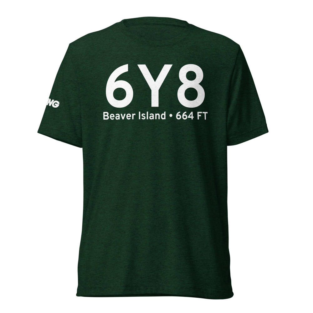 Beaver Island (6Y8) Airport Tri-blend T-Shirt 